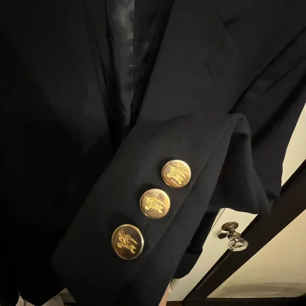Burberry’s Dark Navy Blue Sports Jacket